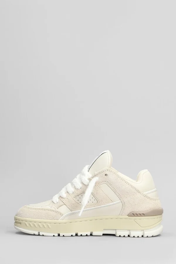 Area Lo Fluffy Sneakers In Beige Suede - Image 3