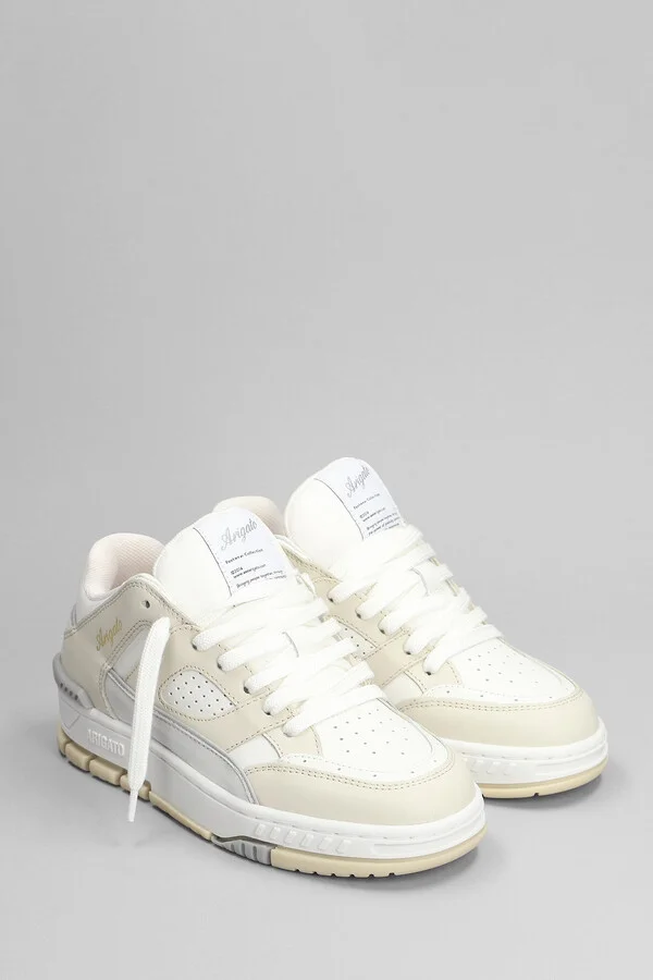 Area Lo Sneaker Sneakers In Beige Leather - Image 2