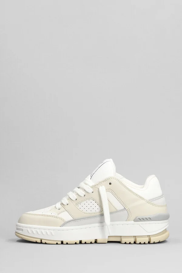 Area Lo Sneaker Sneakers In Beige Leather - Image 3