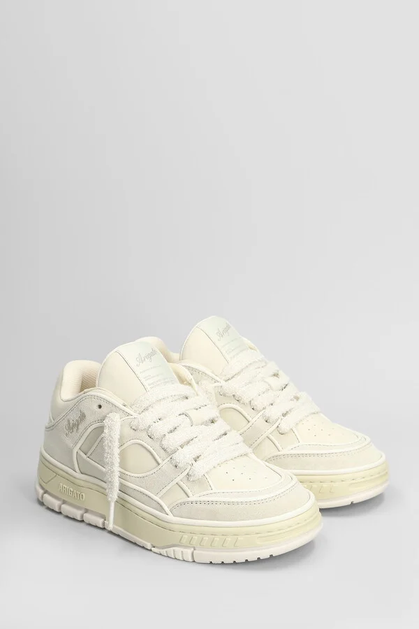 Area Lo Sneaker Sneakers In Beige Suede And Leather - Image 2