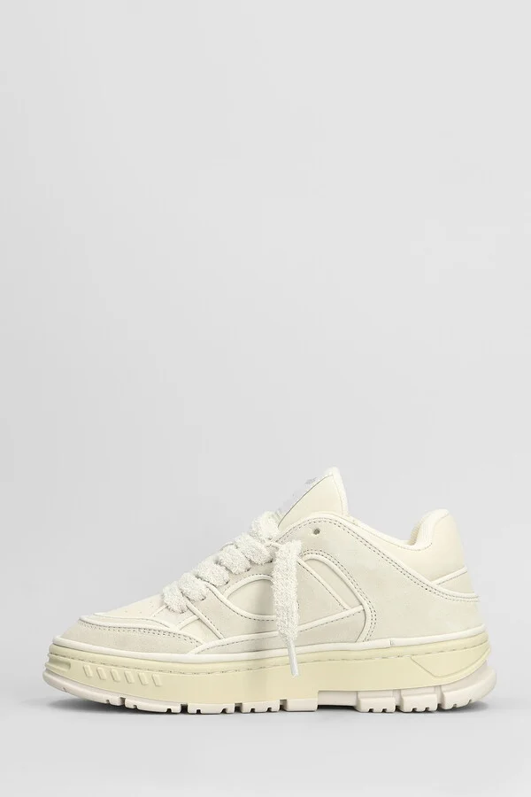 Area Lo Sneaker Sneakers In Beige Suede And Leather - Image 3