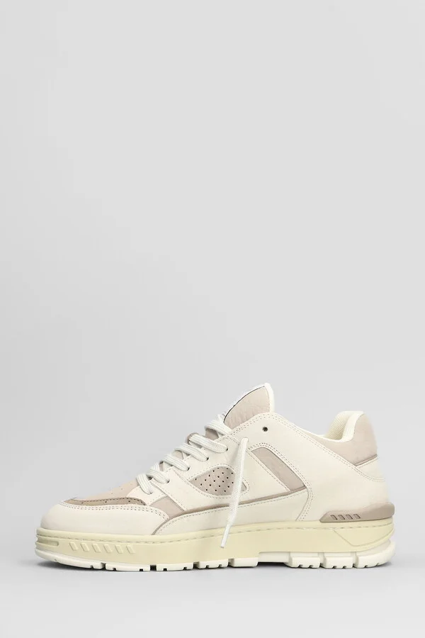 Area Lo Sneaker Sneakers In Taupe Leather - Image 3