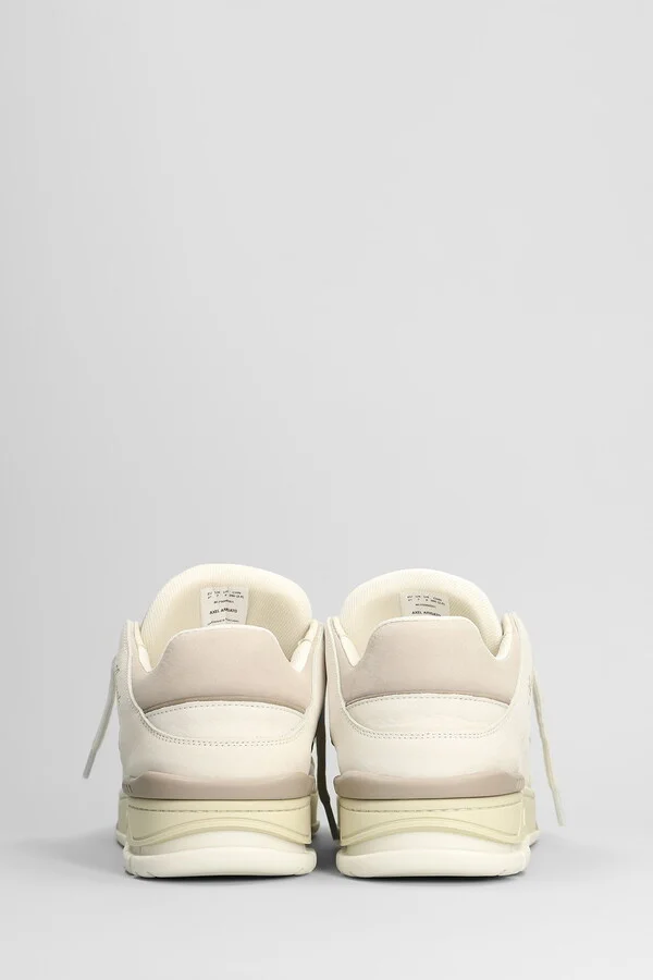 Area Lo Sneaker Sneakers In Taupe Leather - Image 4
