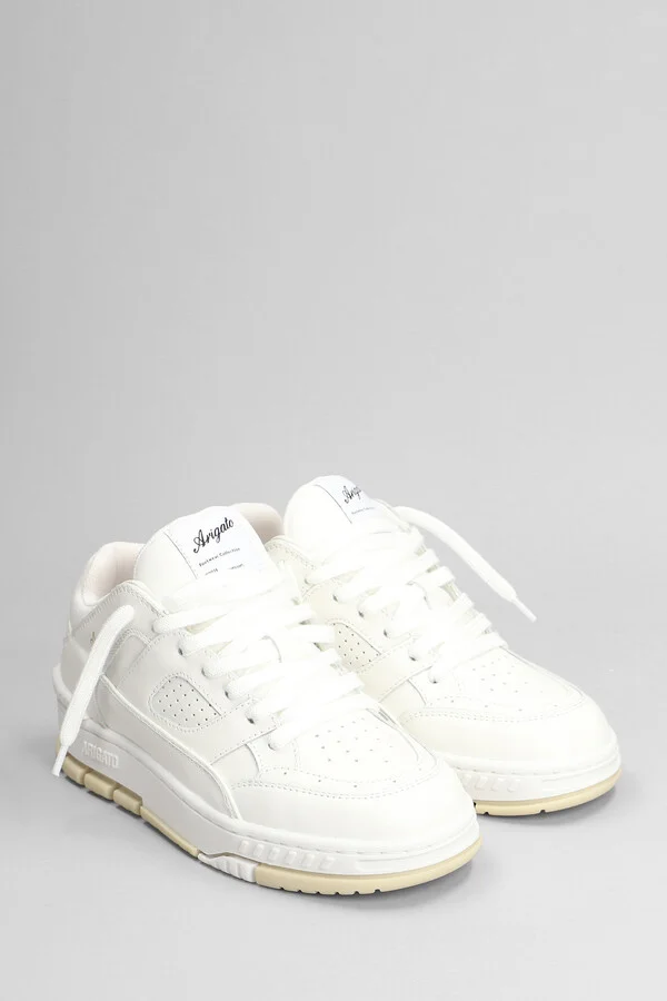 Area Lo Sneakers In White Leather - Image 2