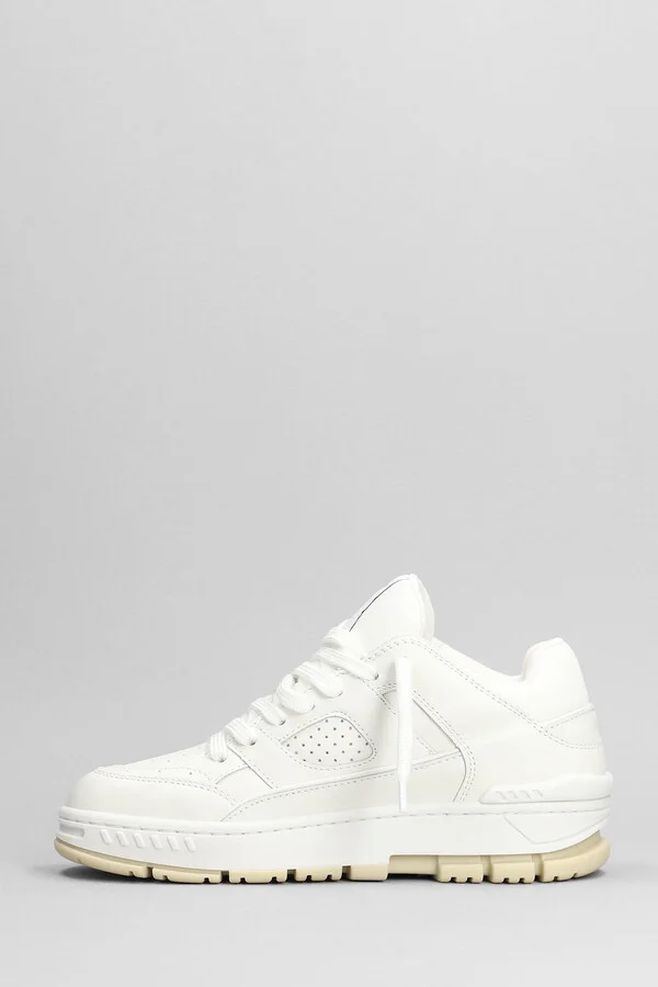 Area Lo Sneakers In White Leather - Image 3