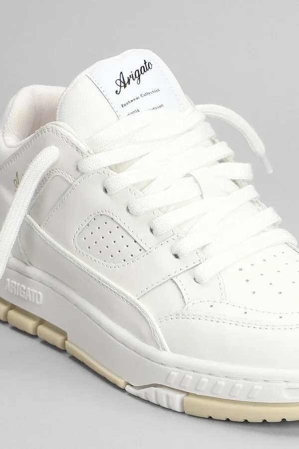 Area Lo Sneakers In White Leather - Image 5