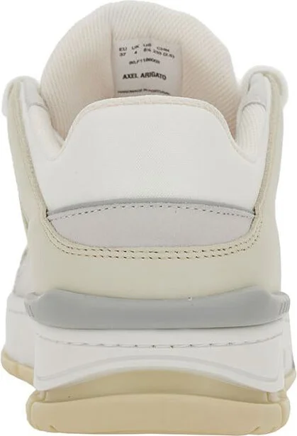'Area Lo' White And Beige Sneakers With Logo Detail In Leather Blend Woman - Image 3