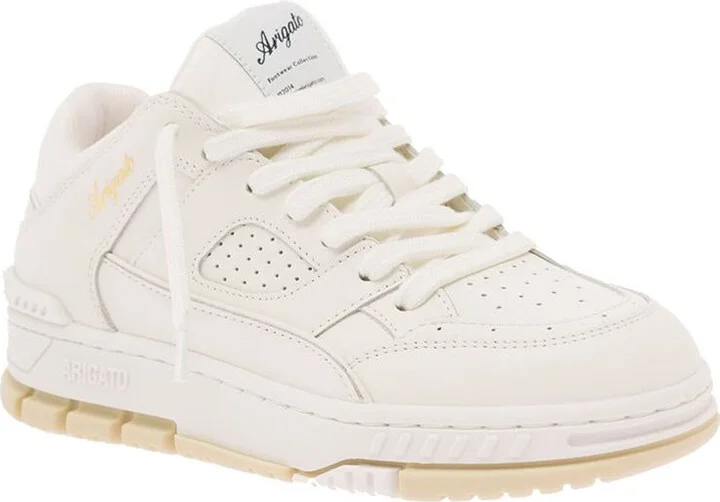 'Area Lo' White Sneakers With Embossed Logo In Leather Blend Woman - Image 2