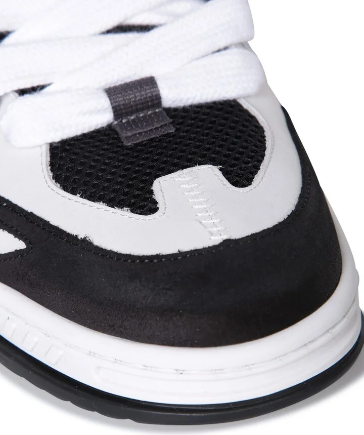Area Patchwork Black/white Sneakers - Image 4