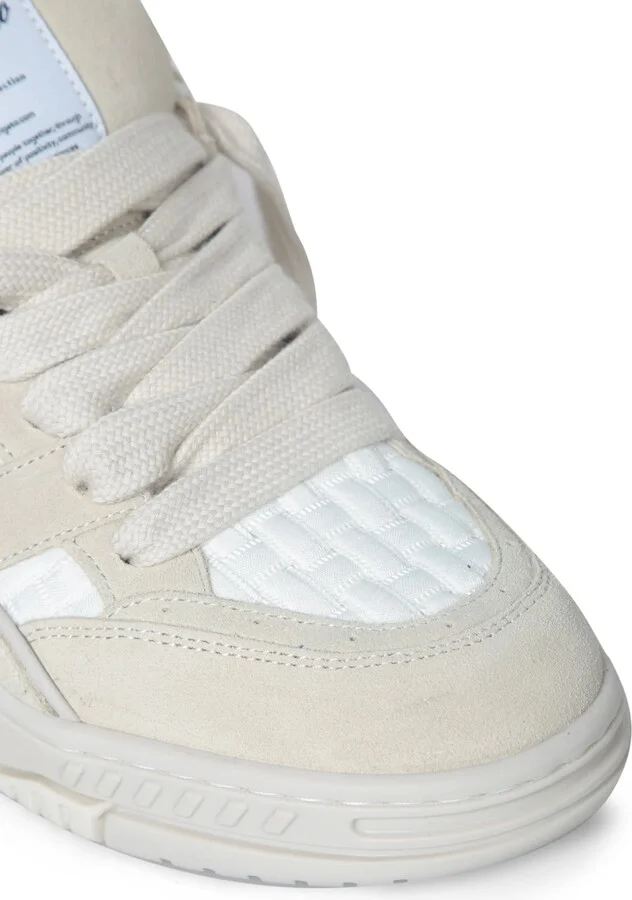 Area White And Beige Sneakers - Image 4