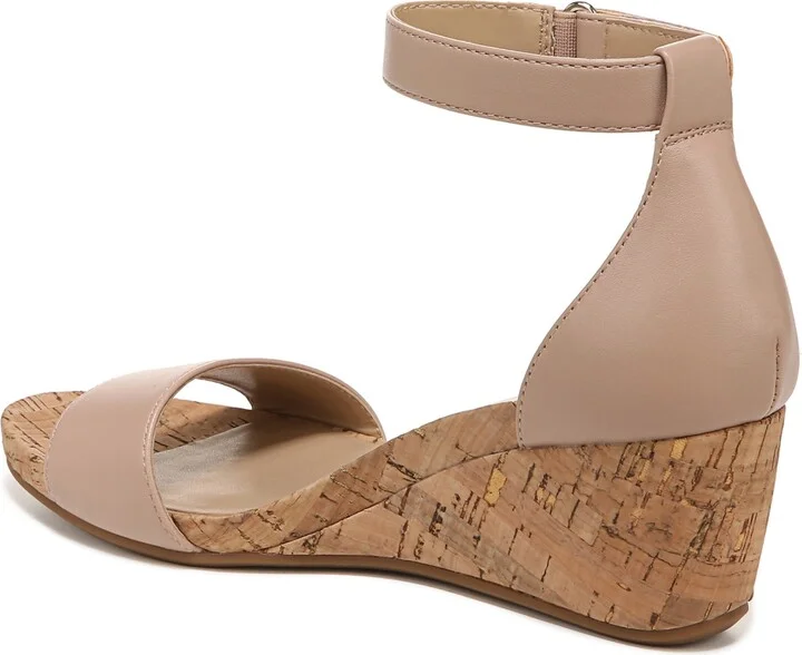 Areda Ankle Strap Wedge Sandal - Wide Width Available - Image 2
