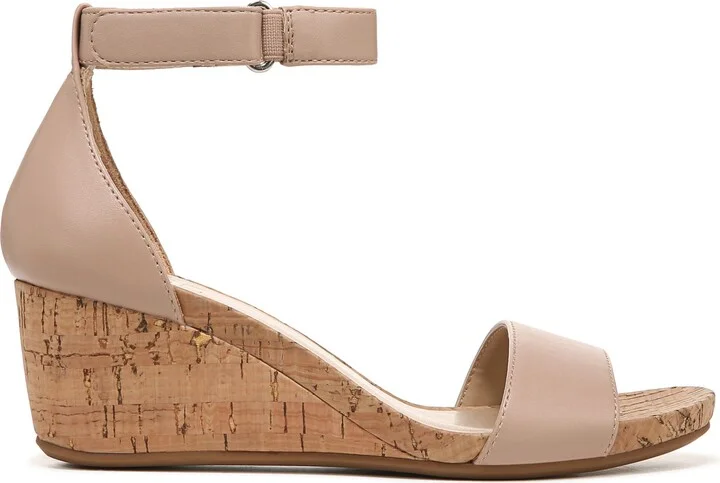 Areda Ankle Strap Wedge Sandal - Wide Width Available - Image 4
