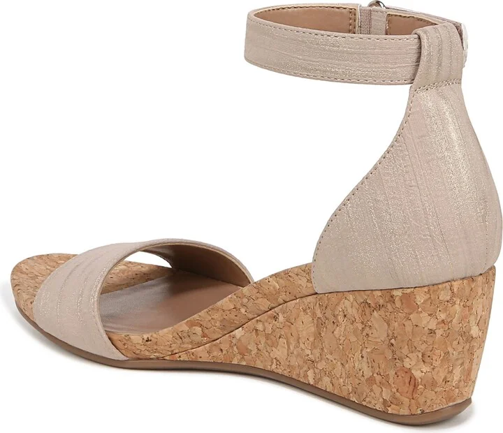 Areda Ankle Strap Wedge Sandal - Wide Width Available - Image 9