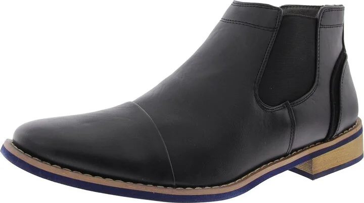 Argos Mens Leather Memory Foam Chelsea Boots