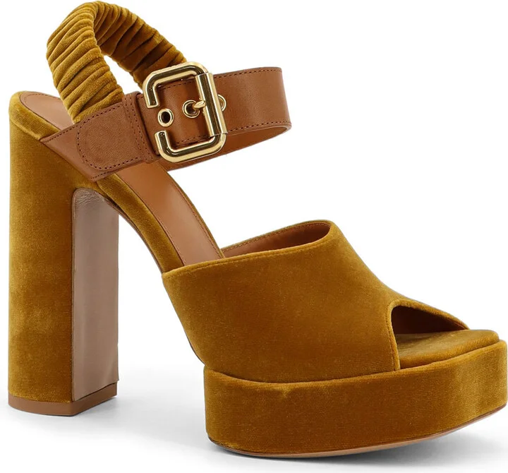 Aria Velvet Sandals - Image 2