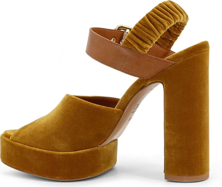 Aria Velvet Sandals - Image 3