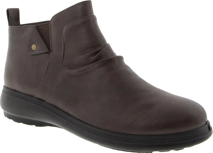 Ariadne Womens Zipper Manmade Ankle Boots