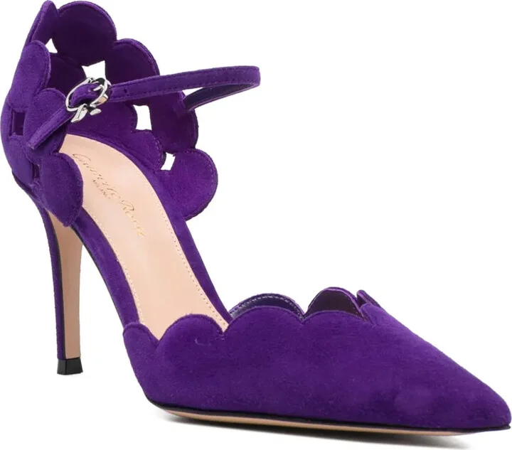 Ariana D'Orsay 85mm suede pumps - Image 2