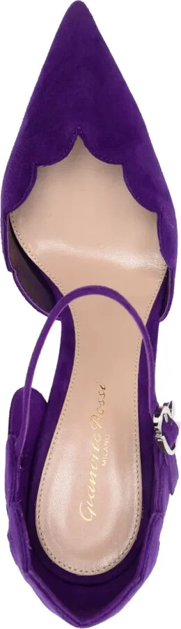 Ariana D'Orsay 85mm suede pumps - Image 4