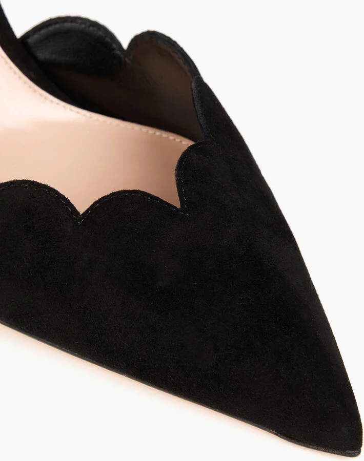 Ariana laser-cut suede pumps - Image 4