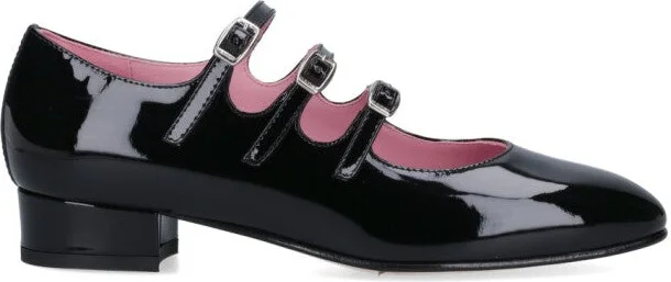 Ariana" Mary Jane Pumps - Black