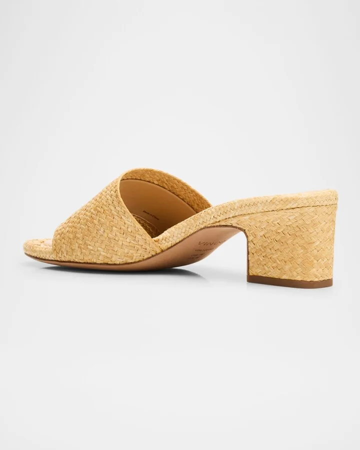 Ariana Raffia Mule Sandals - Image 7