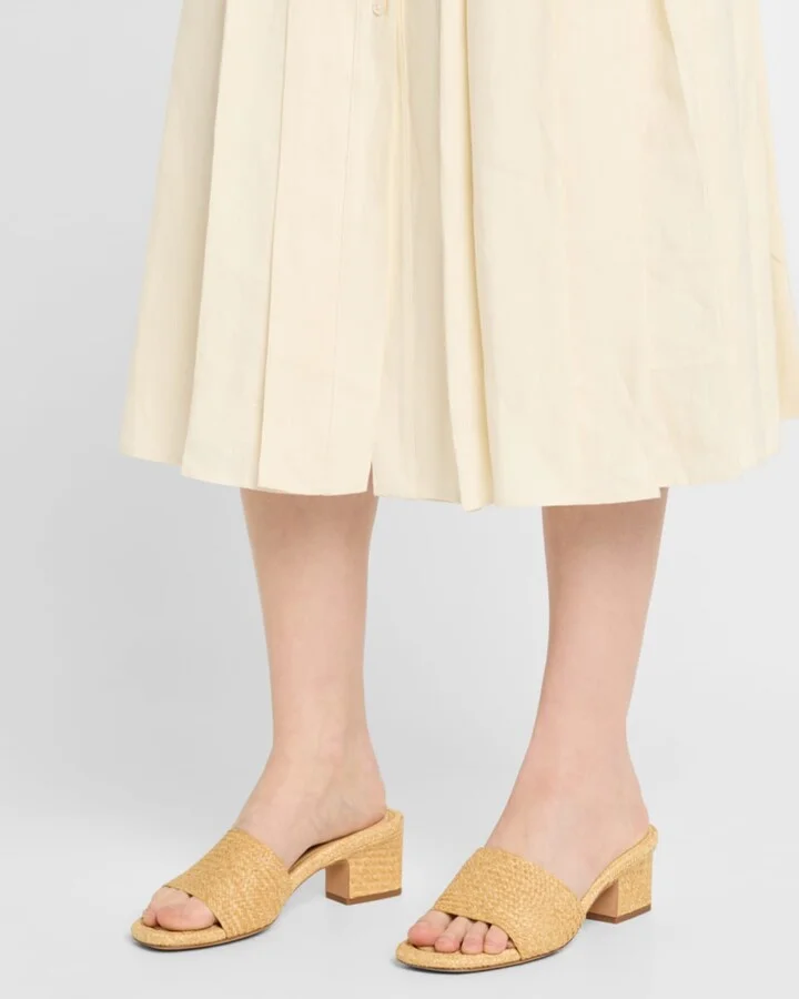 Ariana Raffia Mule Sandals - Image 8