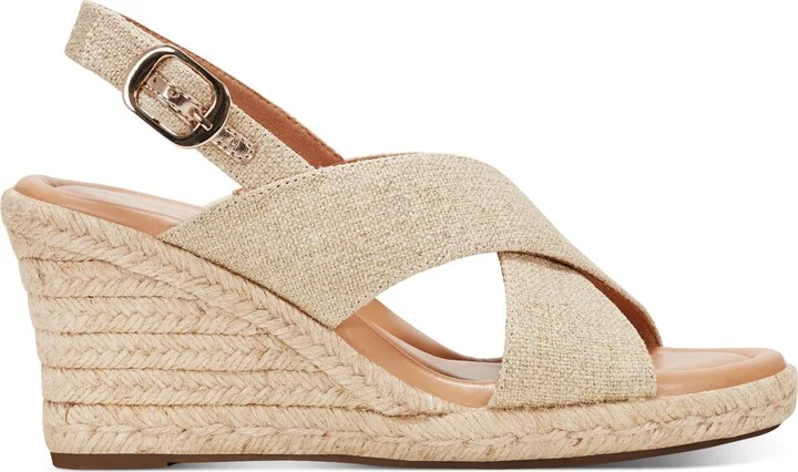 Ariane Espadrille Slingback Platform Wedge Sandal - Image 2