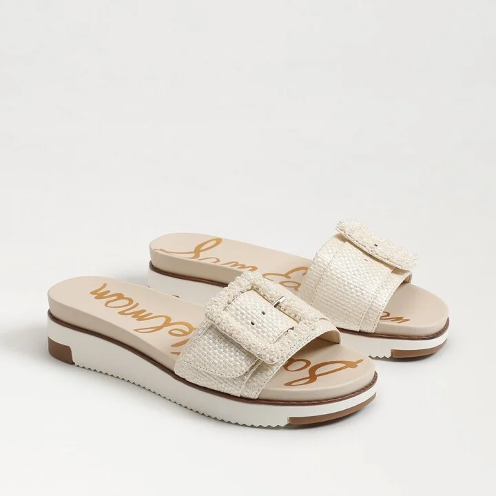 Ariane I4142M1 Sandals Womens 10 Platinum Beaded Slip-On GBNC676