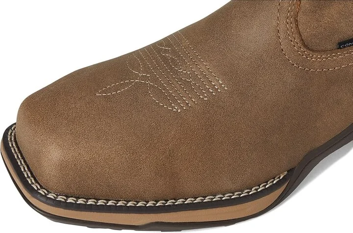 Ariat Anthem Deco Composite Toe Women's Work Boots Brown Bomber : 6 B - Medium, Leather - Image 3