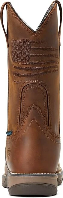 Ariat Anthem Patriot Waterproof Composite Toe Work Boot Women's Shoes Distressed Brown : 6 B - Medium, Leather - Image 5