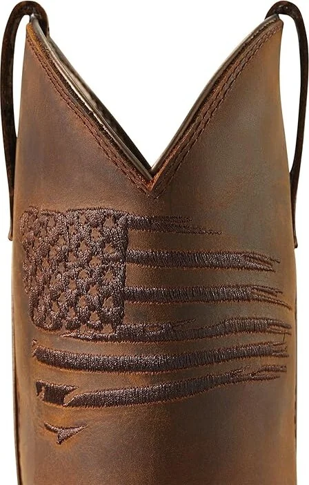 Ariat Anthem Patriot Waterproof Composite Toe Work Boot Women's Shoes Distressed Brown : 6 B - Medium, Leather - Image 6