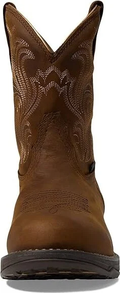 Ariat Anthem Round Toe Shortie Waterproof Western Boot Women's Shoes Glazed Brown : 5.5 B - Medium, Leather - Image 2