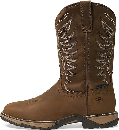 Ariat Anthem Waterproof Cowboy Women's Boots Distressed Brown : 6.5 B - Medium, Leather - Image 7
