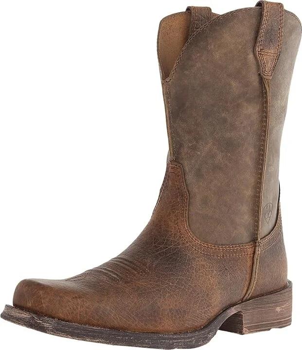 Ariat Ariat Rambler Cowboy Boots Earth W/ Brown Bomber : 7 D - Medium, Leather - Image 2