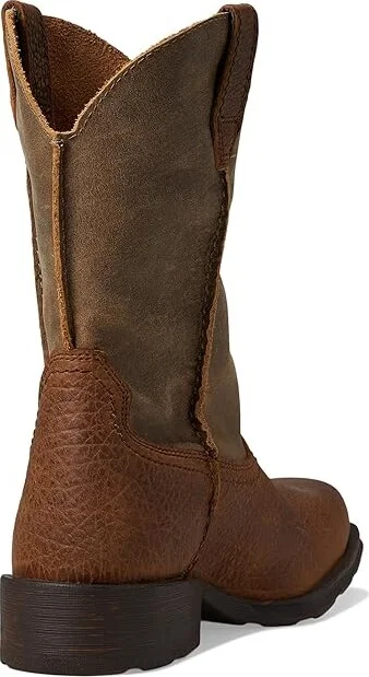 Ariat Ariat Rambler Cowboy Boots Earth W/ Brown Bomber : 7 D - Medium, Leather - Image 5