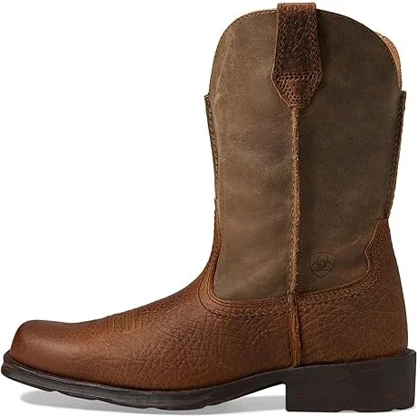 Ariat Ariat Rambler Cowboy Boots Earth W/ Brown Bomber : 7 D - Medium, Leather - Image 7