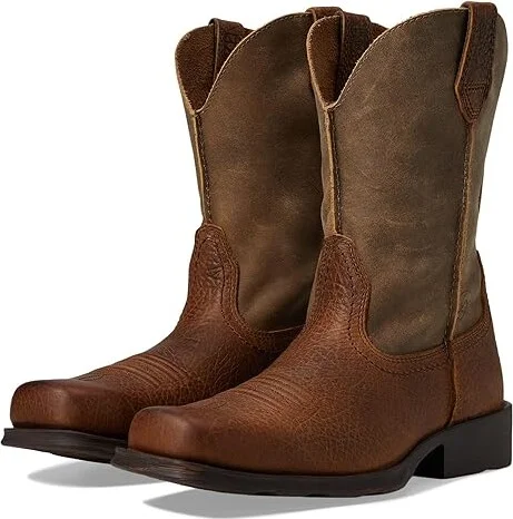 Ariat Ariat Rambler Cowboy Boots Earth W/ Brown Bomber : 7 D - Medium, Leather