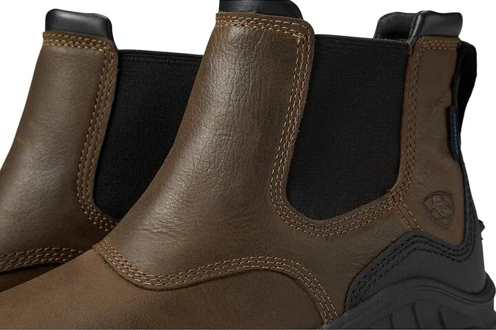 Ariat Barnyard Twin Gore II Waterproof Women's Boots Antique Brown : 5.5 B - Medium, Leather - Image 5