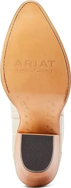 Ariat Belinda StretchFit Western Boot Women's Shoes Bone : 6 B - Medium, Leather - Image 3