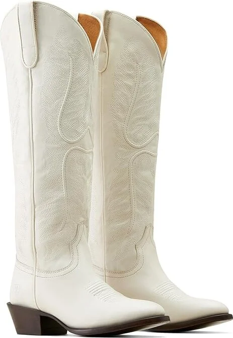 Ariat Belle Stretchfit Western Boots Women's Shoes Moonlight Beam : 5.5 B - Medium, Leather