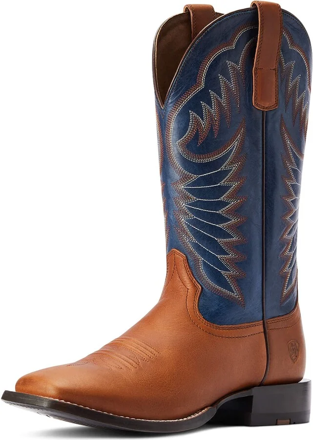 ARIAT BMVY9 Mens Circuit Fargo Western Boot El Caramelo/Oceanside 9 Wide