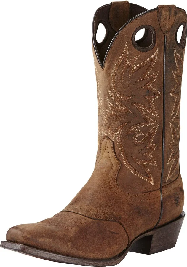 ARIAT BMVY9 Mens Circuit Striker Western Boot Weathered Brown 10
