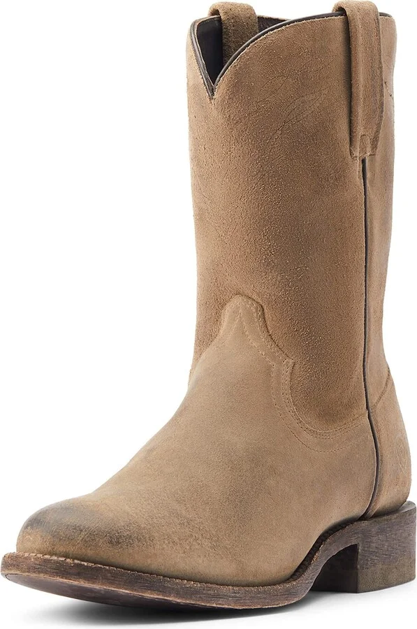 ARIAT BMVY9 Mens Downtown Western Boot Burned Grey Roughout 7 Wide