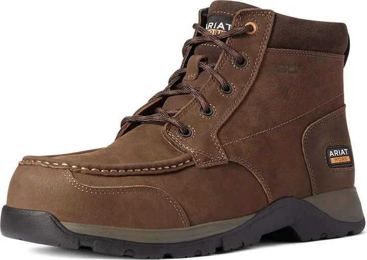 ARIAT BMVY9 Mens Edge LTE Chukka Static Dissipating Composite Toe Work Boot Dark Brown 7