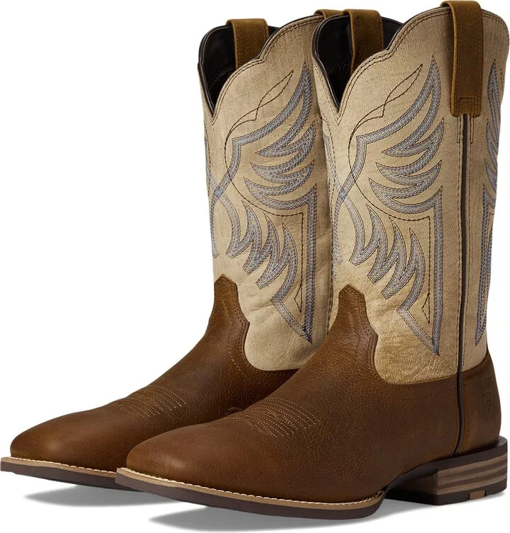 ARIAT BMVY9 Mens Everlite Blazin Western Boot Whole Wheat/Sand Dollar 13 Wide