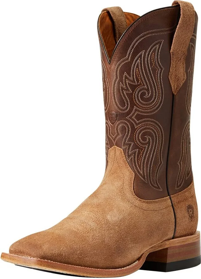 ARIAT BMVY9 Mens Relentless Sic 'Em Western Boot Frontier Brown/Cliff Brown 8