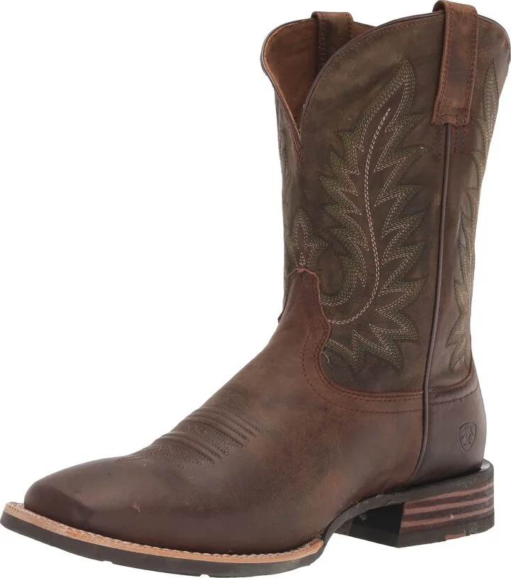 ARIAT BMVY9 Mens Ridin High Western Boot Pecan Brown 10.5