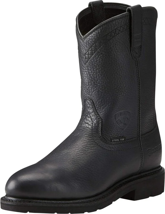 ARIAT BMVY9 Mens Sierra Steel Toe Work Boot Black 14 Wide