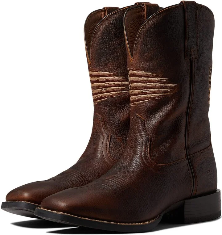 ARIAT BMVY9 Mens Sport All Country Western Boot Cliff Brown 7 Wide